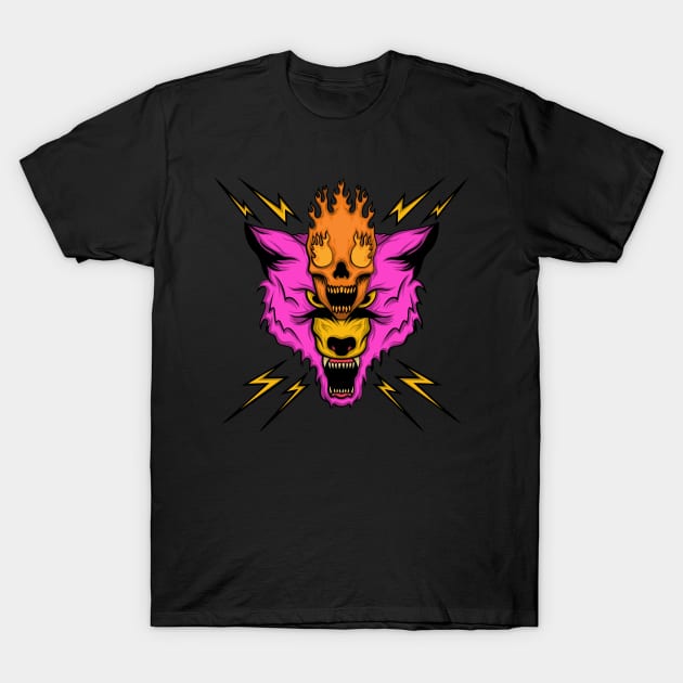 Pink Bear Beast Mode T-Shirt by mystiza_art